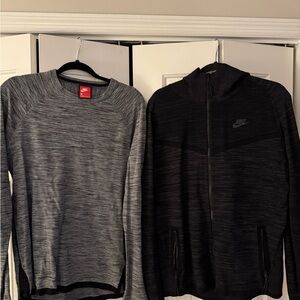 2 Nike Tech Knit Sweatshirts Size M